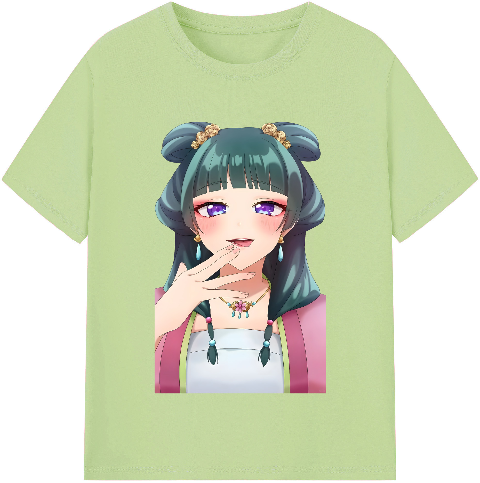 （画像用） 薬屋のひとりごと The Apothecary Diaries 綿100％半袖Tシャツ（フロントプリント）